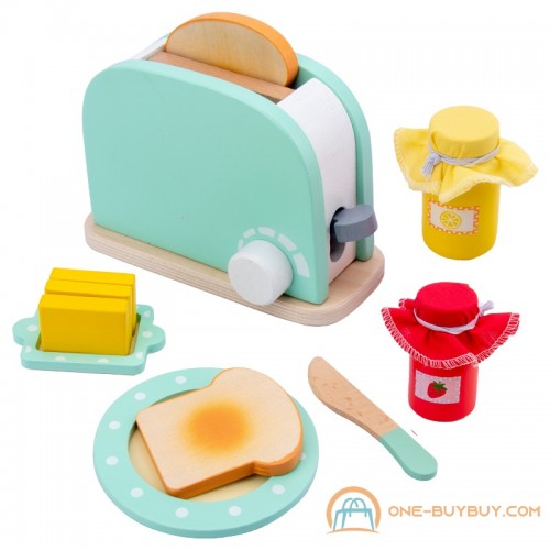 asda wooden toy toaster