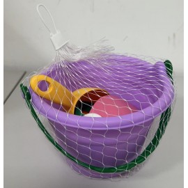 Набор мягких резиновых пляжных игрушек, маленькое ведро для ванны, детский комбинированный набор для игры в воду, копания песка 